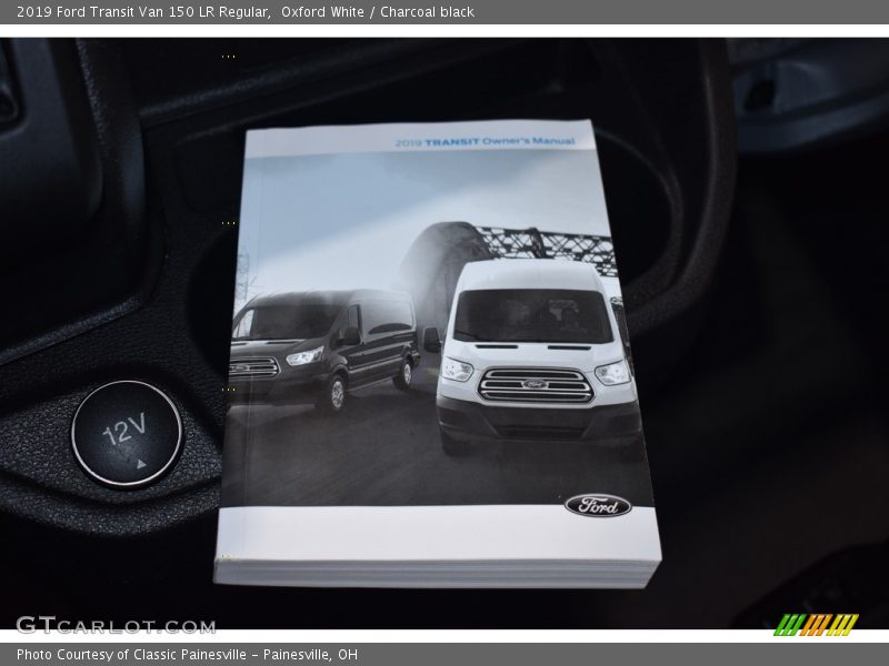 Oxford White / Charcoal black 2019 Ford Transit Van 150 LR Regular