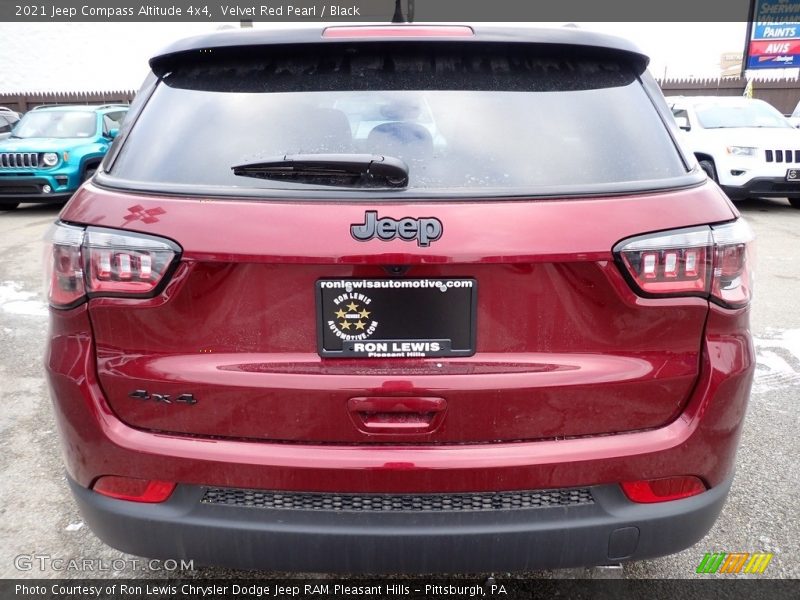 Velvet Red Pearl / Black 2021 Jeep Compass Altitude 4x4