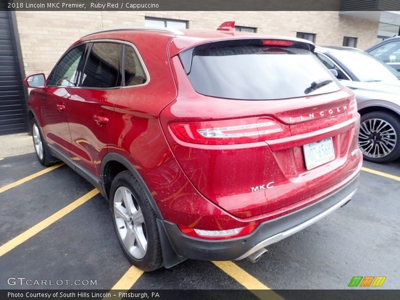 Ruby Red / Cappuccino 2018 Lincoln MKC Premier