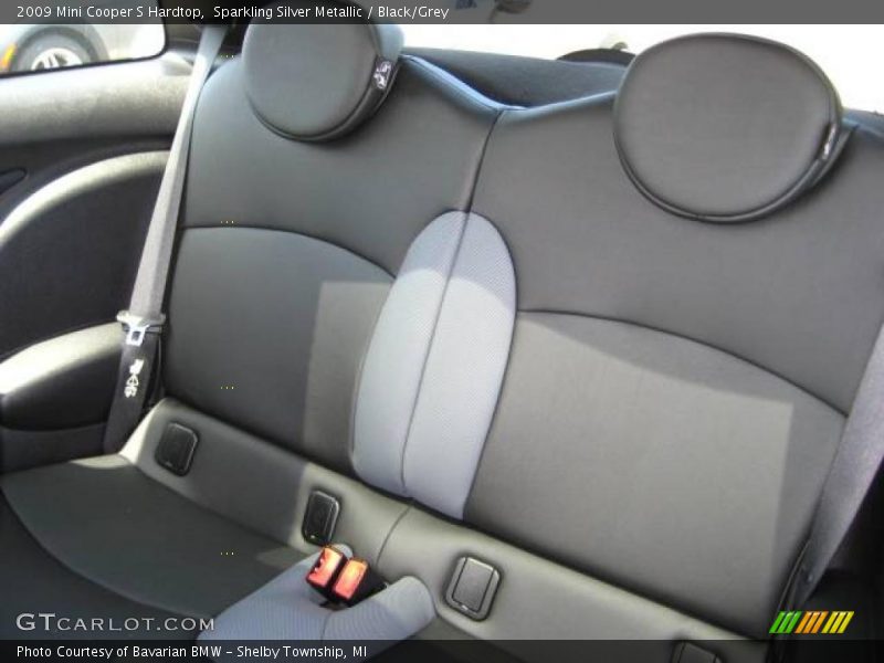 Sparkling Silver Metallic / Black/Grey 2009 Mini Cooper S Hardtop