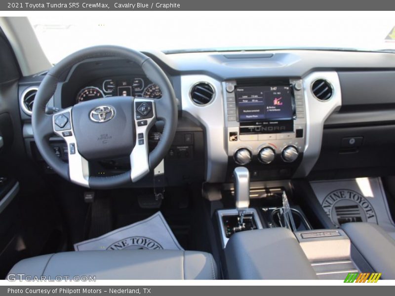 Cavalry Blue / Graphite 2021 Toyota Tundra SR5 CrewMax