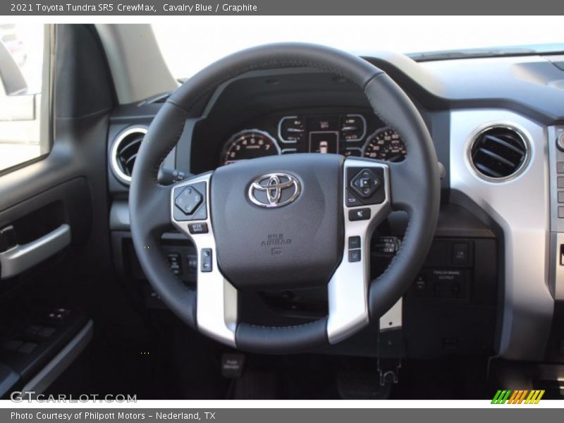 Cavalry Blue / Graphite 2021 Toyota Tundra SR5 CrewMax