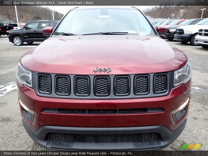 Velvet Red Pearl / Black 2021 Jeep Compass Altitude 4x4