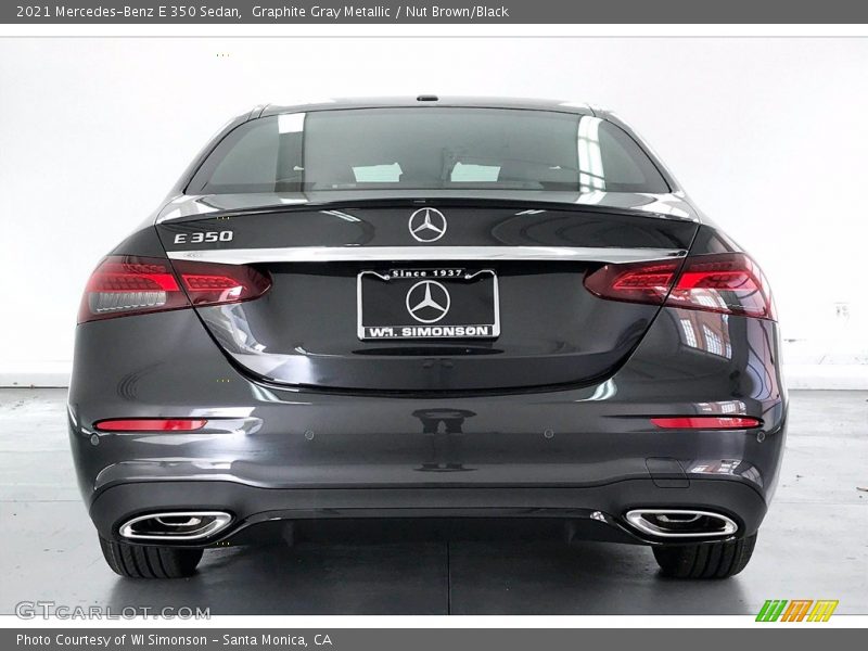 Graphite Gray Metallic / Nut Brown/Black 2021 Mercedes-Benz E 350 Sedan
