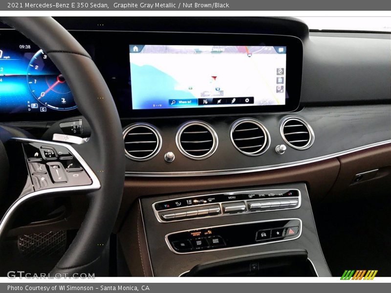 Graphite Gray Metallic / Nut Brown/Black 2021 Mercedes-Benz E 350 Sedan