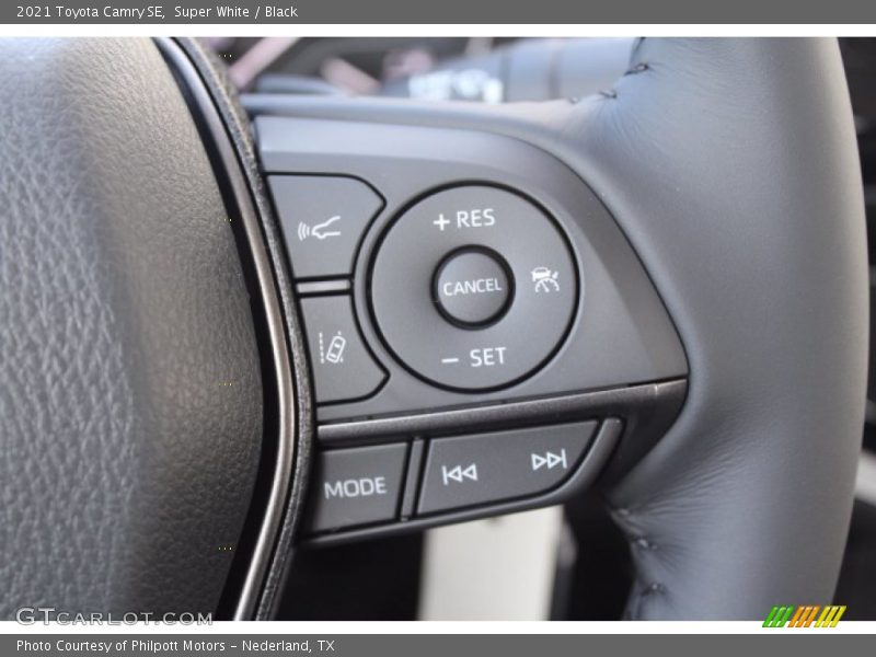 Super White / Black 2021 Toyota Camry SE