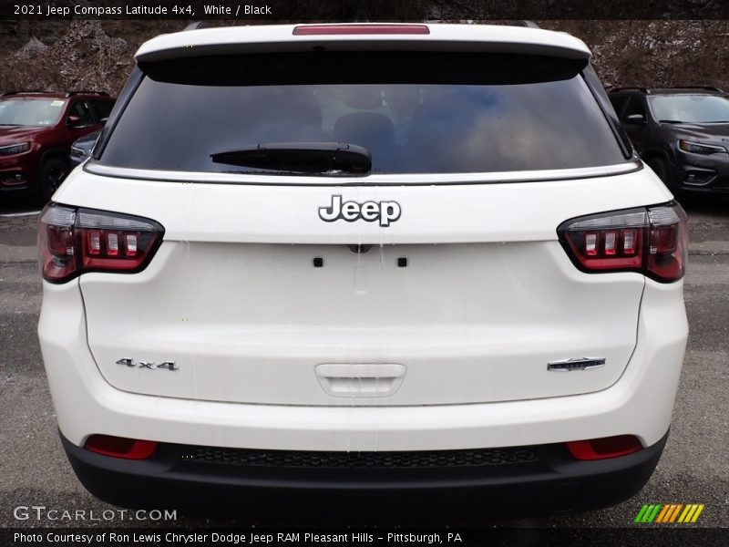White / Black 2021 Jeep Compass Latitude 4x4