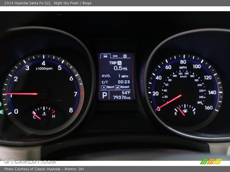  2014 Santa Fe GLS GLS Gauges