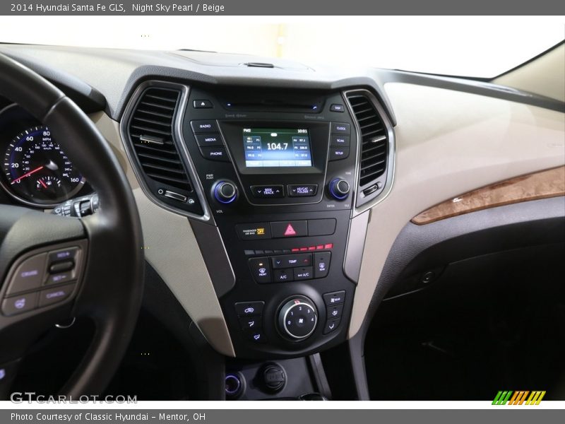 Controls of 2014 Santa Fe GLS