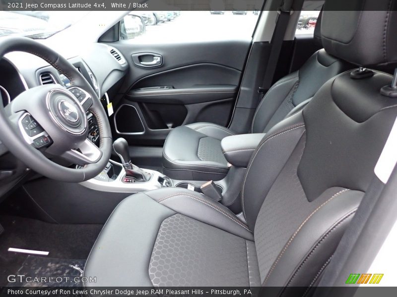 White / Black 2021 Jeep Compass Latitude 4x4