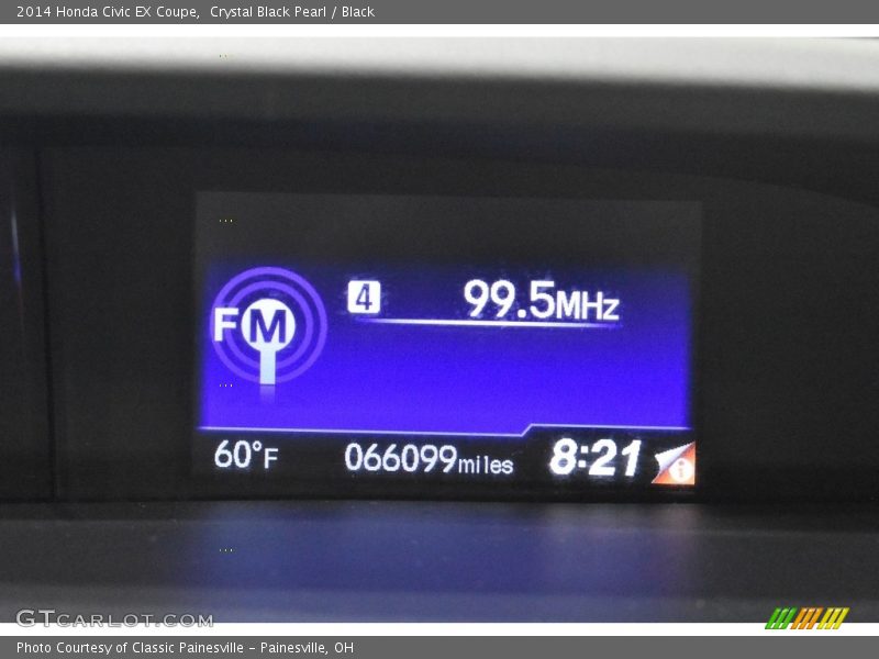 Crystal Black Pearl / Black 2014 Honda Civic EX Coupe