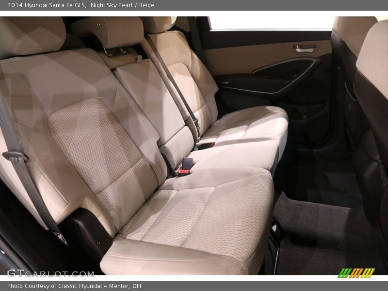 Night Sky Pearl / Beige 2014 Hyundai Santa Fe GLS