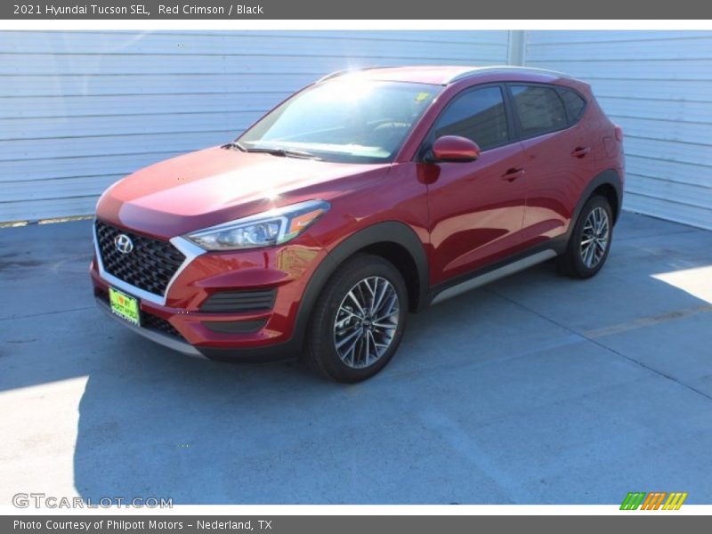 Red Crimson / Black 2021 Hyundai Tucson SEL