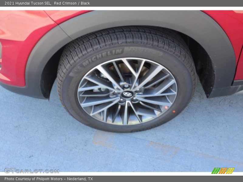 Red Crimson / Black 2021 Hyundai Tucson SEL