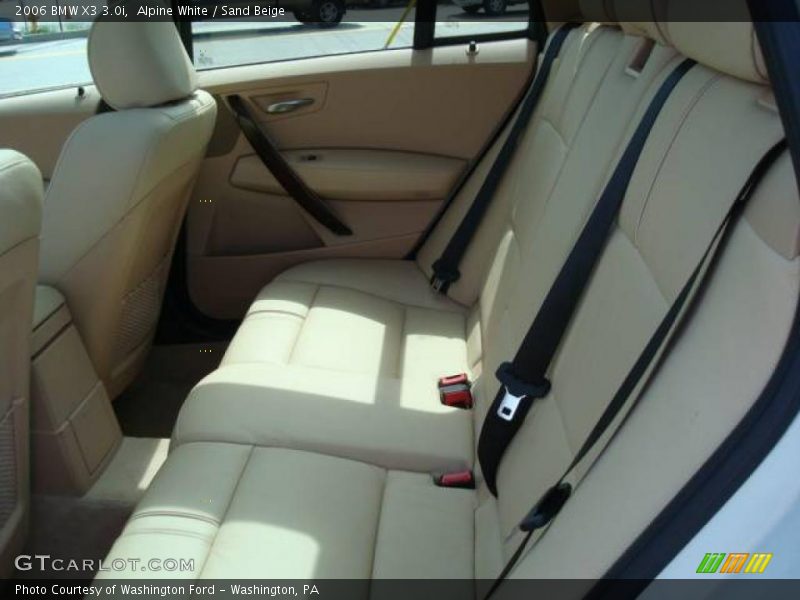 Alpine White / Sand Beige 2006 BMW X3 3.0i