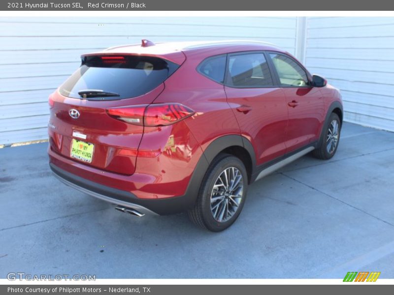 Red Crimson / Black 2021 Hyundai Tucson SEL