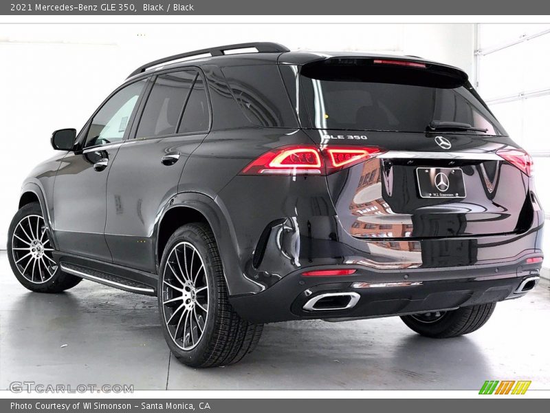 Black / Black 2021 Mercedes-Benz GLE 350