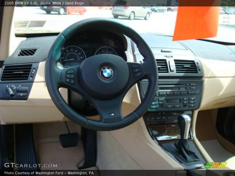 Alpine White / Sand Beige 2006 BMW X3 3.0i