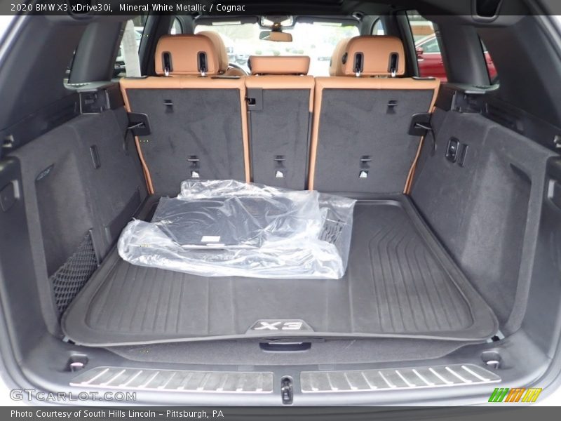 Mineral White Metallic / Cognac 2020 BMW X3 xDrive30i