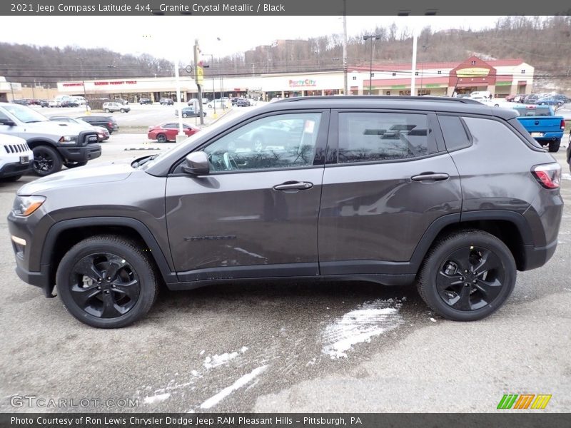 Granite Crystal Metallic / Black 2021 Jeep Compass Latitude 4x4
