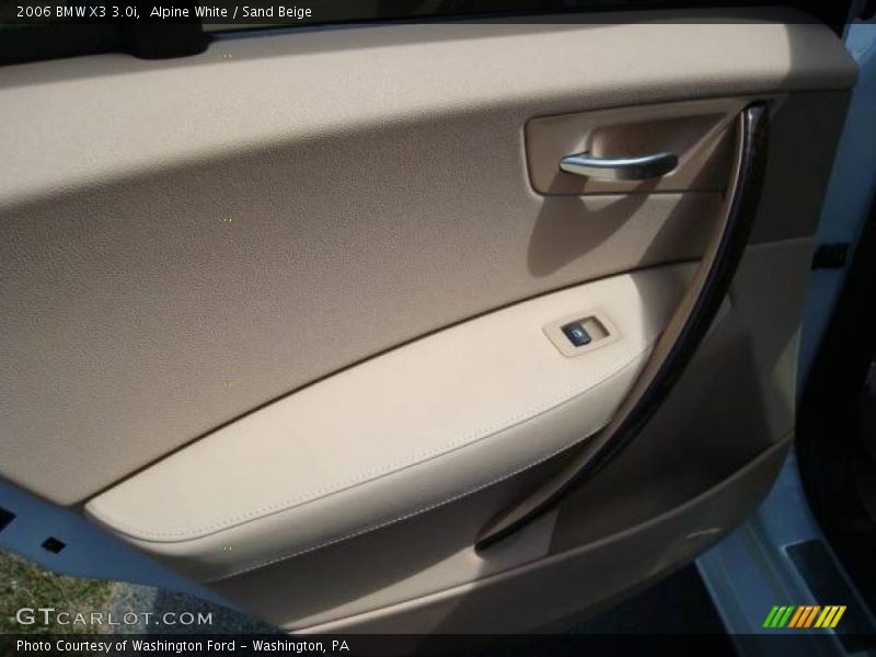 Alpine White / Sand Beige 2006 BMW X3 3.0i