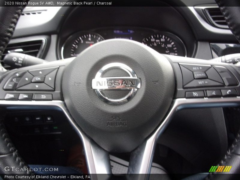 Magnetic Black Pearl / Charcoal 2020 Nissan Rogue SV AWD