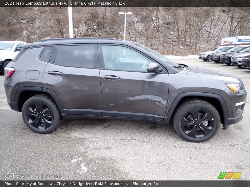 Granite Crystal Metallic / Black 2021 Jeep Compass Latitude 4x4