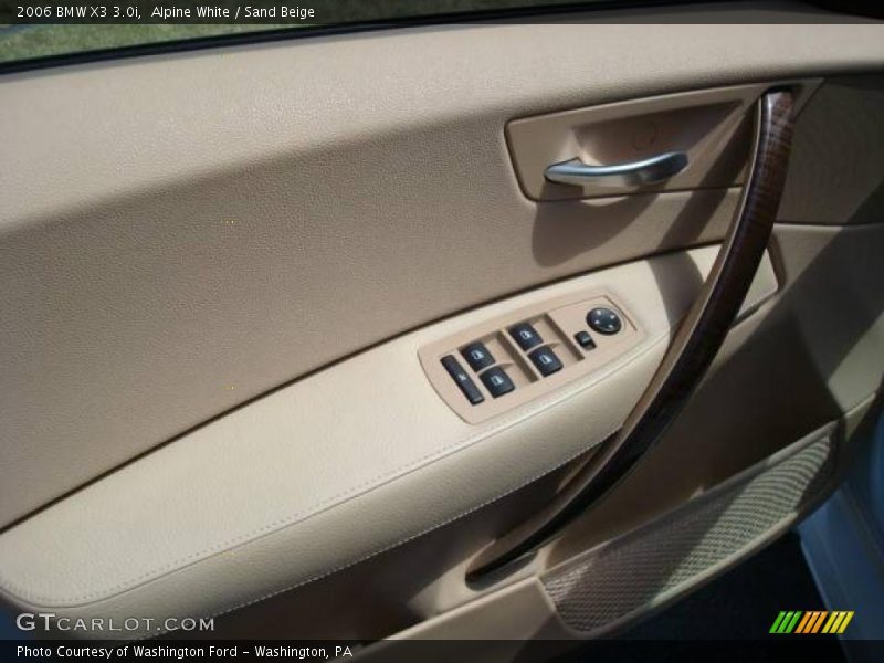 Alpine White / Sand Beige 2006 BMW X3 3.0i
