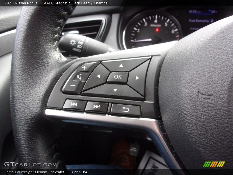 Magnetic Black Pearl / Charcoal 2020 Nissan Rogue SV AWD