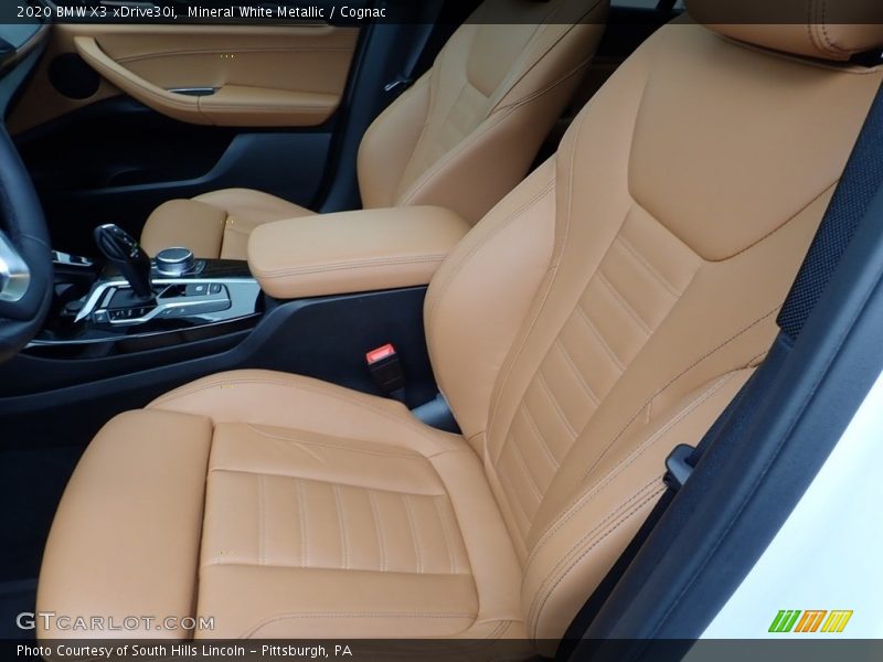 Mineral White Metallic / Cognac 2020 BMW X3 xDrive30i