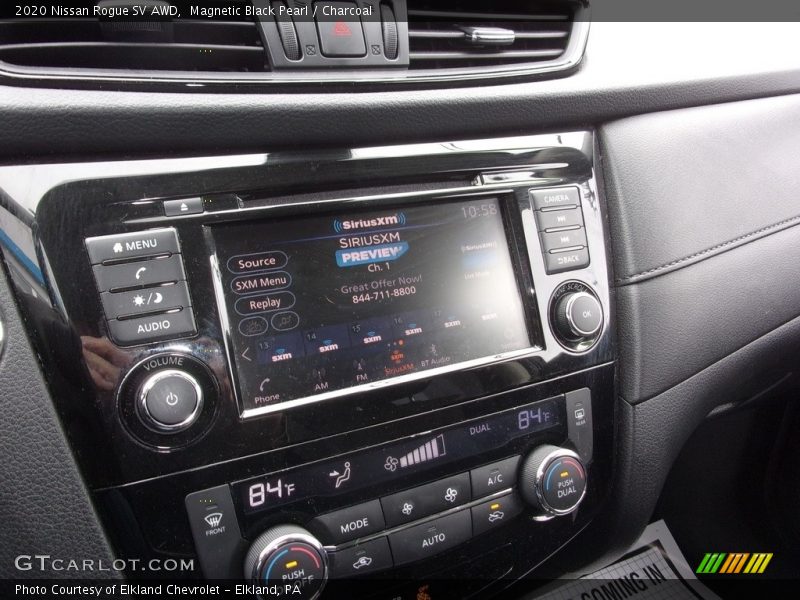 Magnetic Black Pearl / Charcoal 2020 Nissan Rogue SV AWD