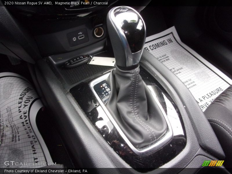 Magnetic Black Pearl / Charcoal 2020 Nissan Rogue SV AWD