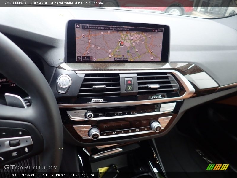 Mineral White Metallic / Cognac 2020 BMW X3 xDrive30i