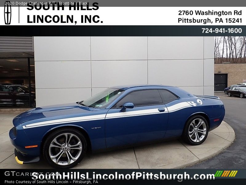 Frostbite / Black 2020 Dodge Challenger R/T