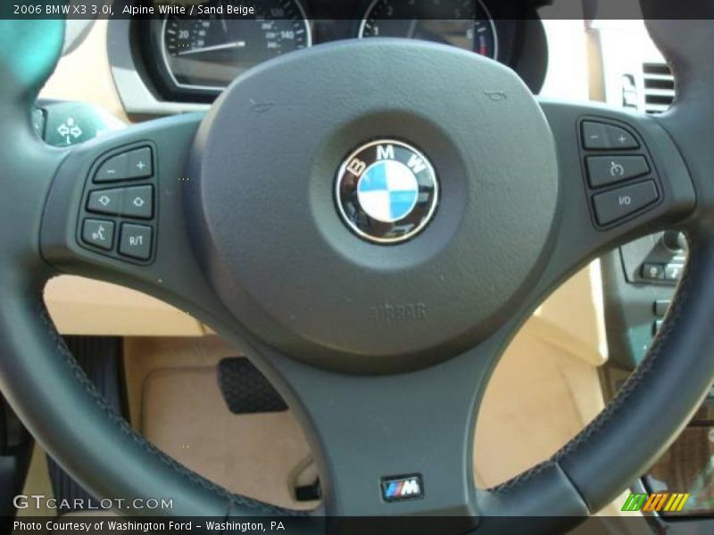 Alpine White / Sand Beige 2006 BMW X3 3.0i