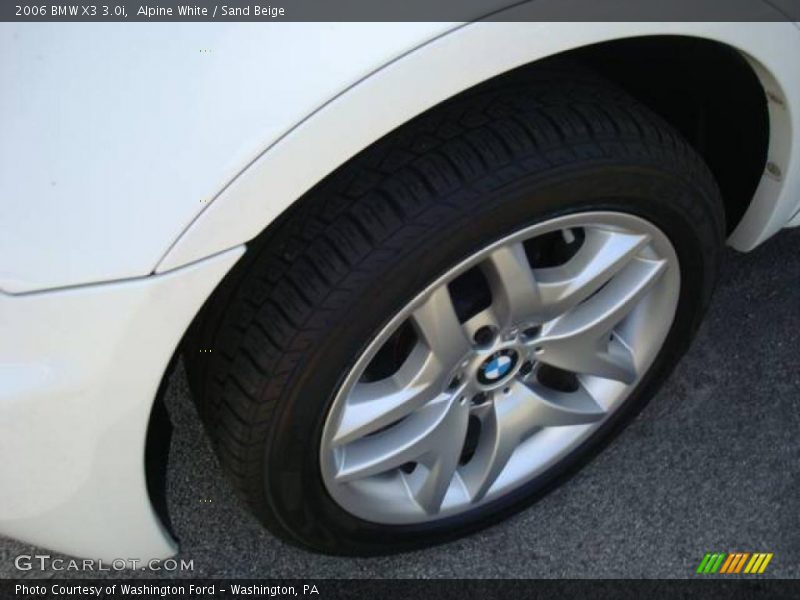 Alpine White / Sand Beige 2006 BMW X3 3.0i