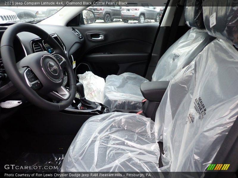 Diamond Black Crystal Pearl / Black 2021 Jeep Compass Latitude 4x4