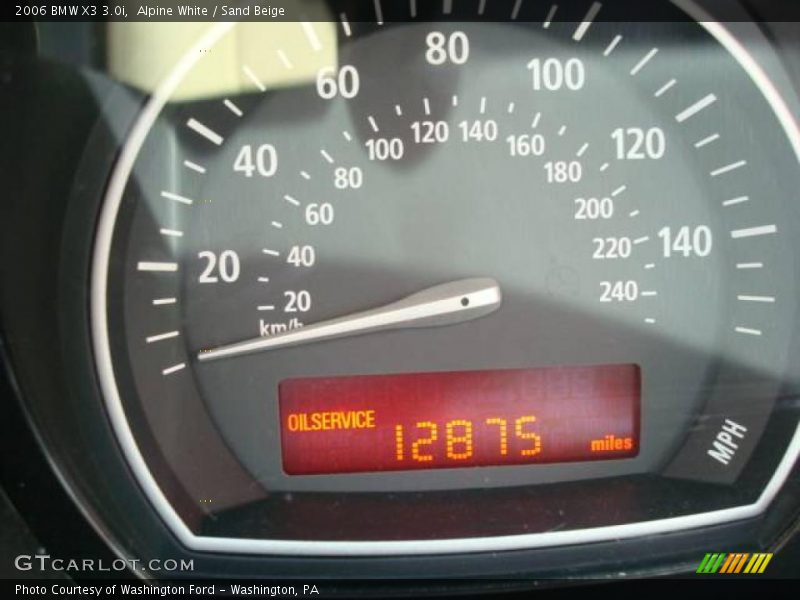 Alpine White / Sand Beige 2006 BMW X3 3.0i