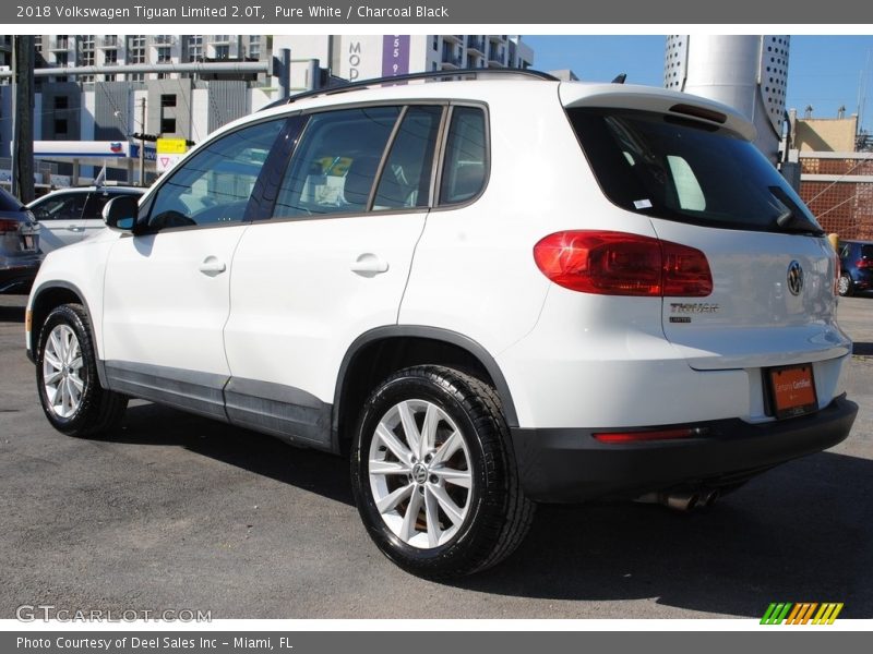 Pure White / Charcoal Black 2018 Volkswagen Tiguan Limited 2.0T