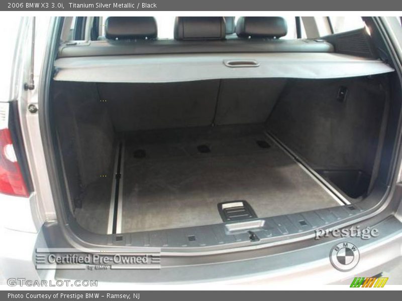 Titanium Silver Metallic / Black 2006 BMW X3 3.0i