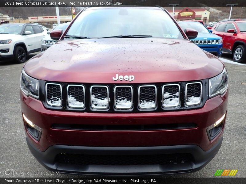 Redline Pearl / Black/Ski Gray 2021 Jeep Compass Latitude 4x4
