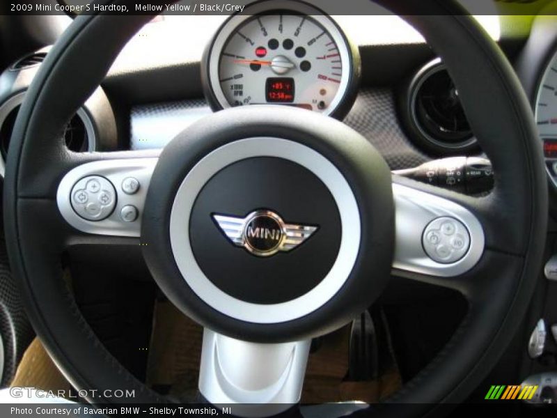 Mellow Yellow / Black/Grey 2009 Mini Cooper S Hardtop