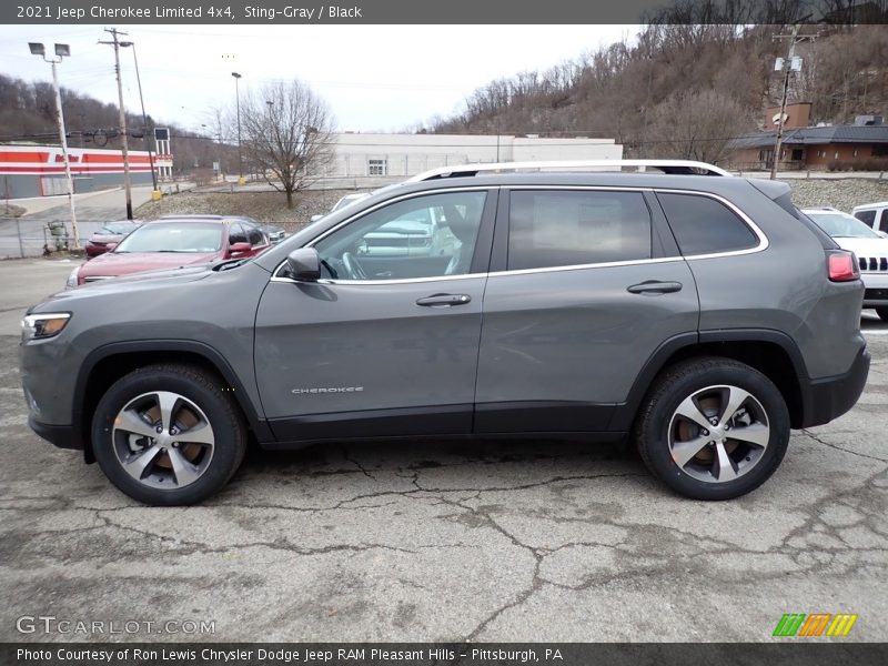 Sting-Gray / Black 2021 Jeep Cherokee Limited 4x4