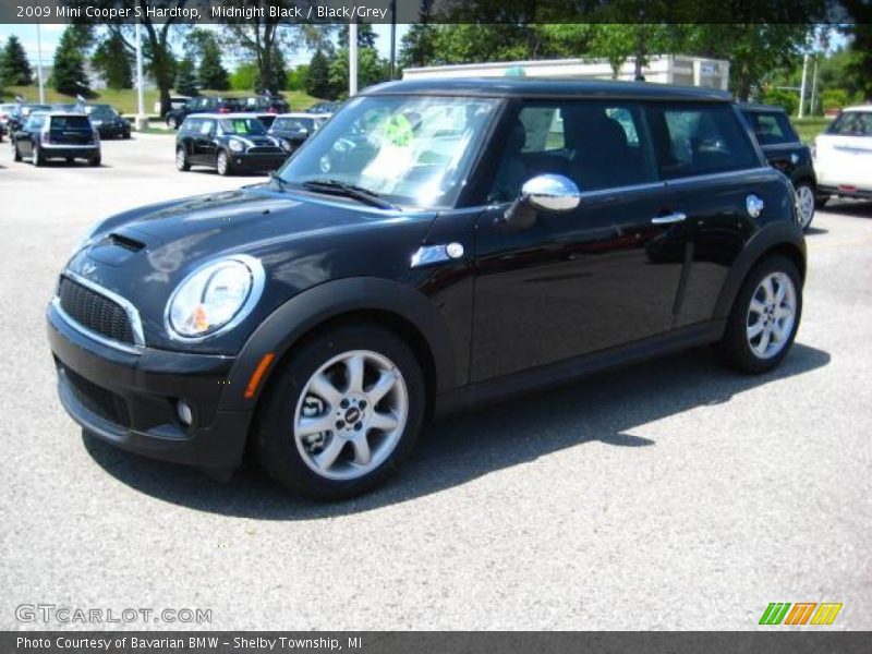 Midnight Black / Black/Grey 2009 Mini Cooper S Hardtop