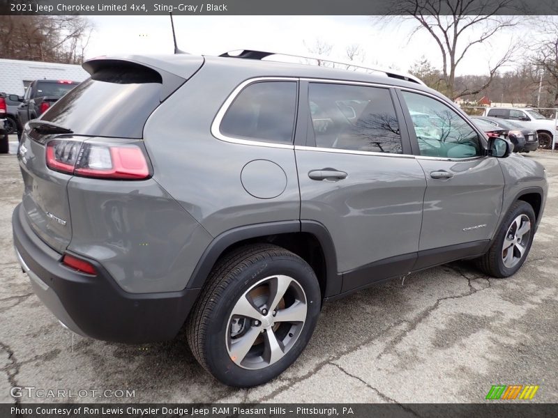 Sting-Gray / Black 2021 Jeep Cherokee Limited 4x4