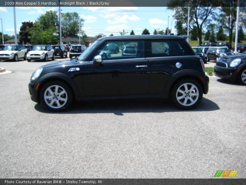 Midnight Black / Black/Grey 2009 Mini Cooper S Hardtop