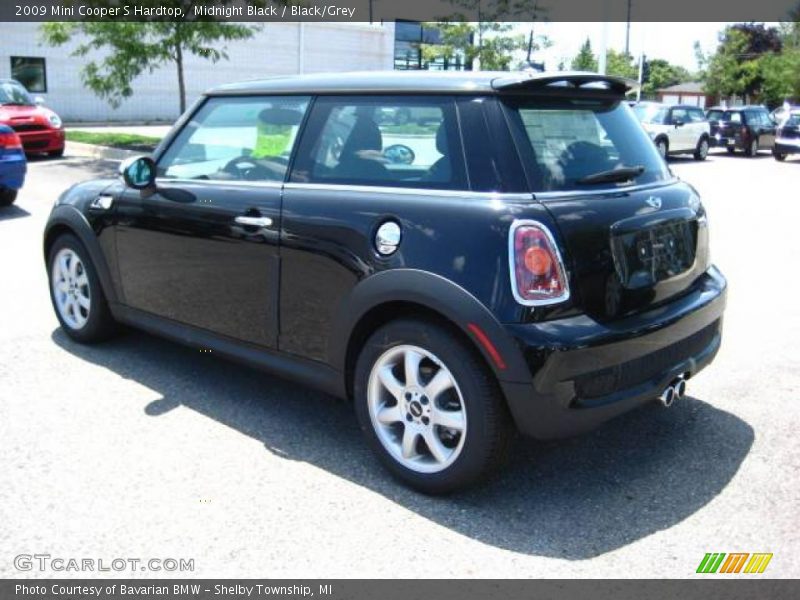Midnight Black / Black/Grey 2009 Mini Cooper S Hardtop