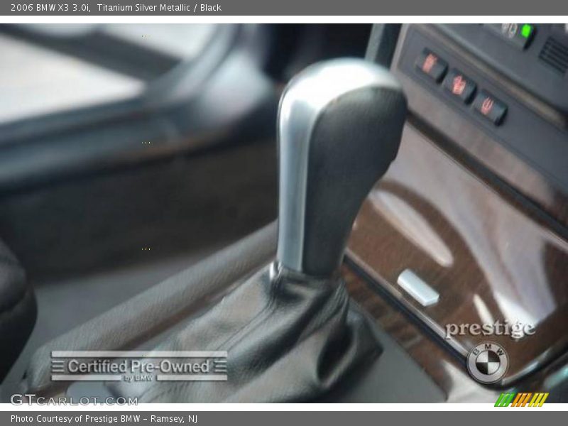 Titanium Silver Metallic / Black 2006 BMW X3 3.0i