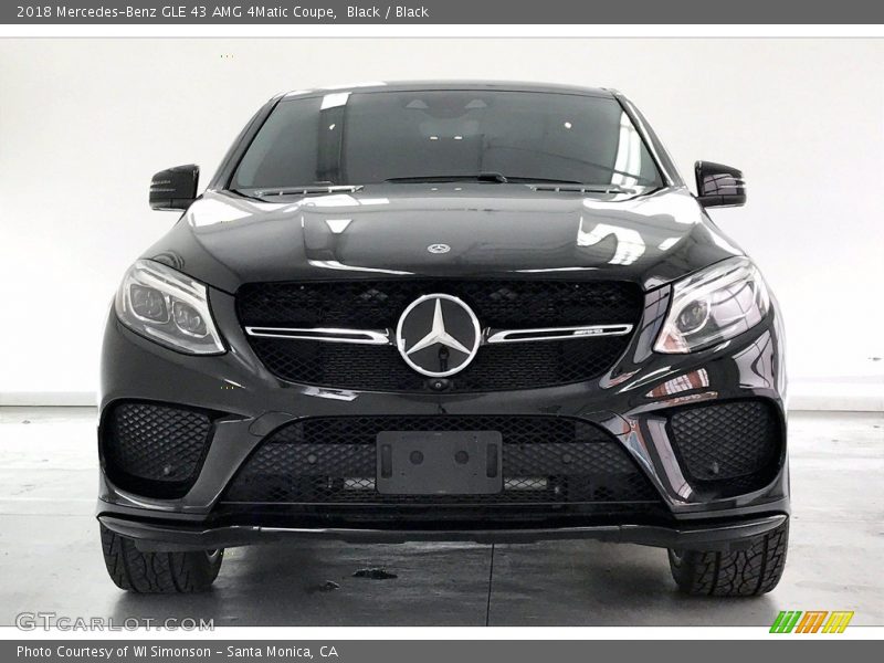 Black / Black 2018 Mercedes-Benz GLE 43 AMG 4Matic Coupe