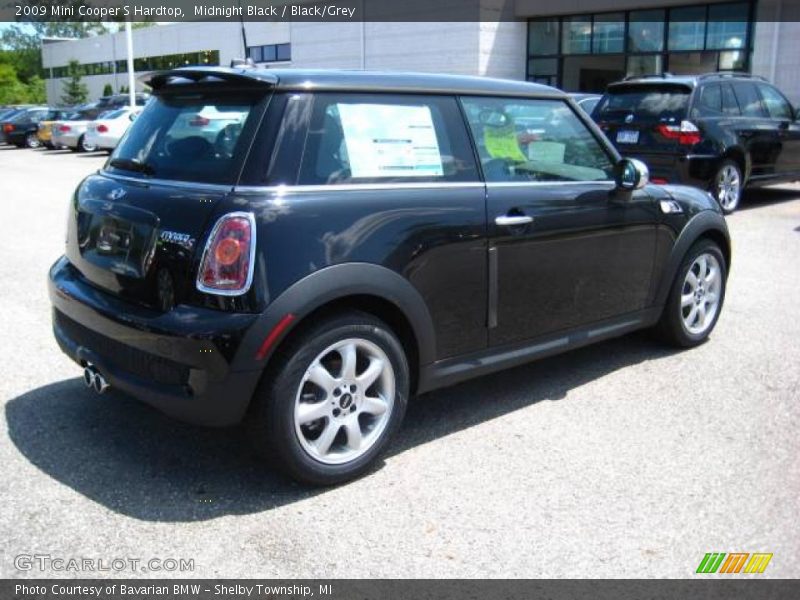 Midnight Black / Black/Grey 2009 Mini Cooper S Hardtop